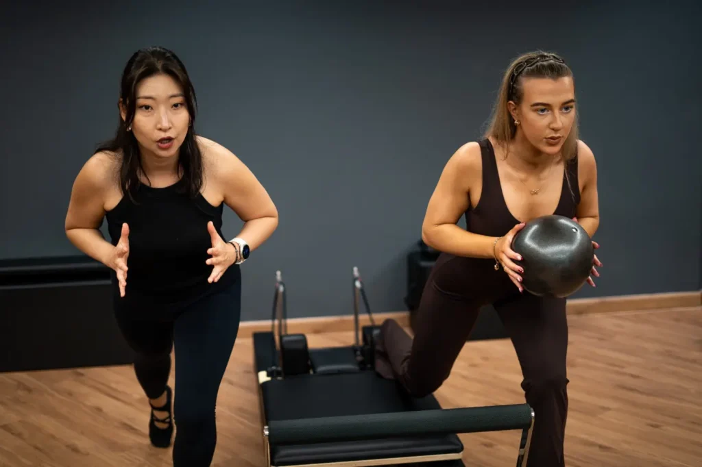 Reformer Pilates for women in Dubai — METROFITT KONNECT studio, Beach Park Plaza, Jumeirah