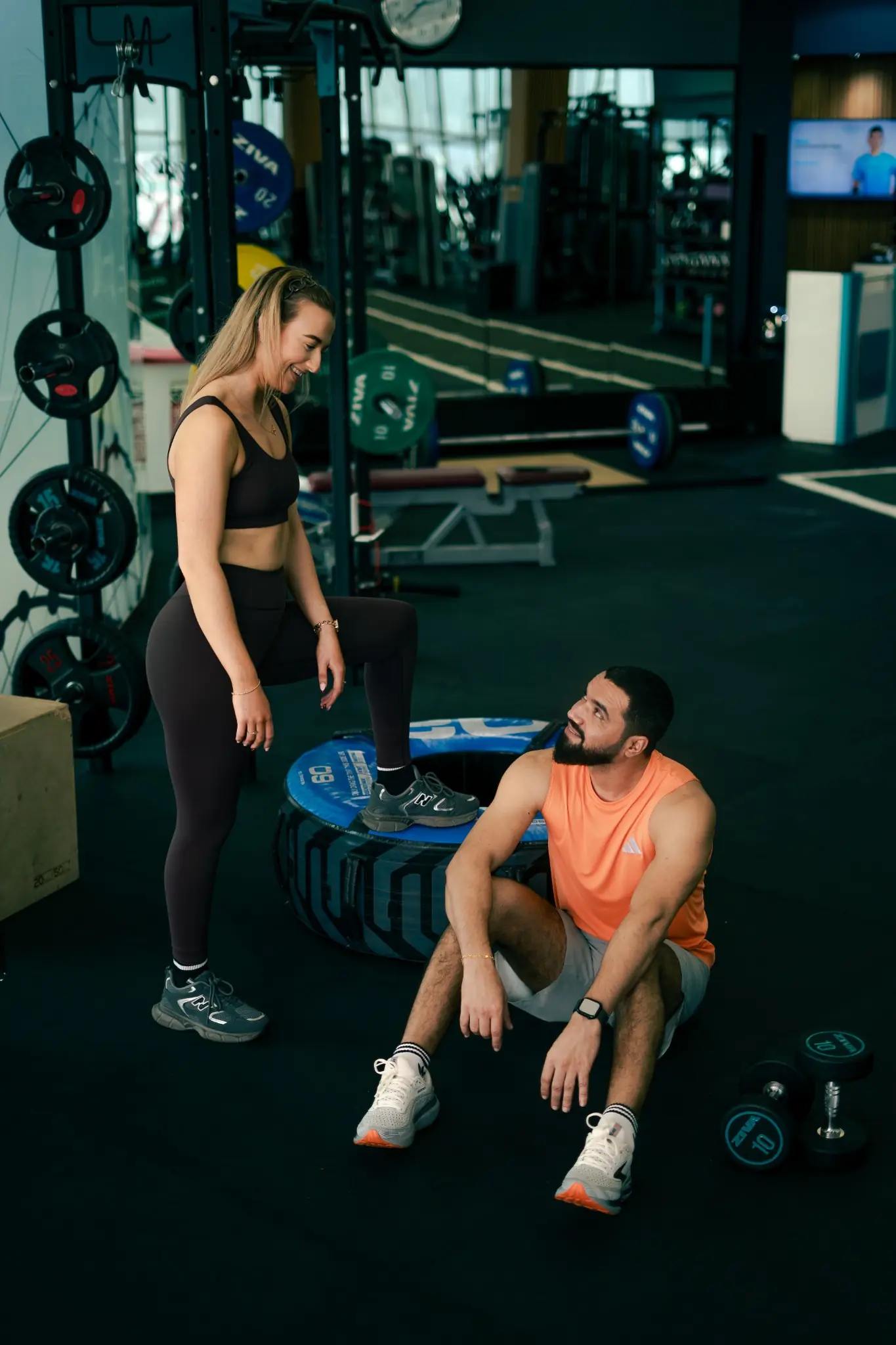 Luxury gym Dubai - premium training floor at KONNECT
